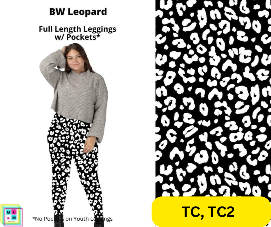 BW Leopard Full Length Leggings w/ Pockets