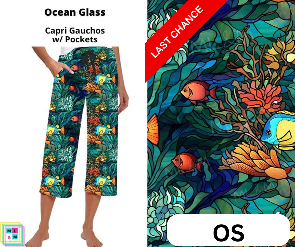 Ocean Glass Capri Gauchos