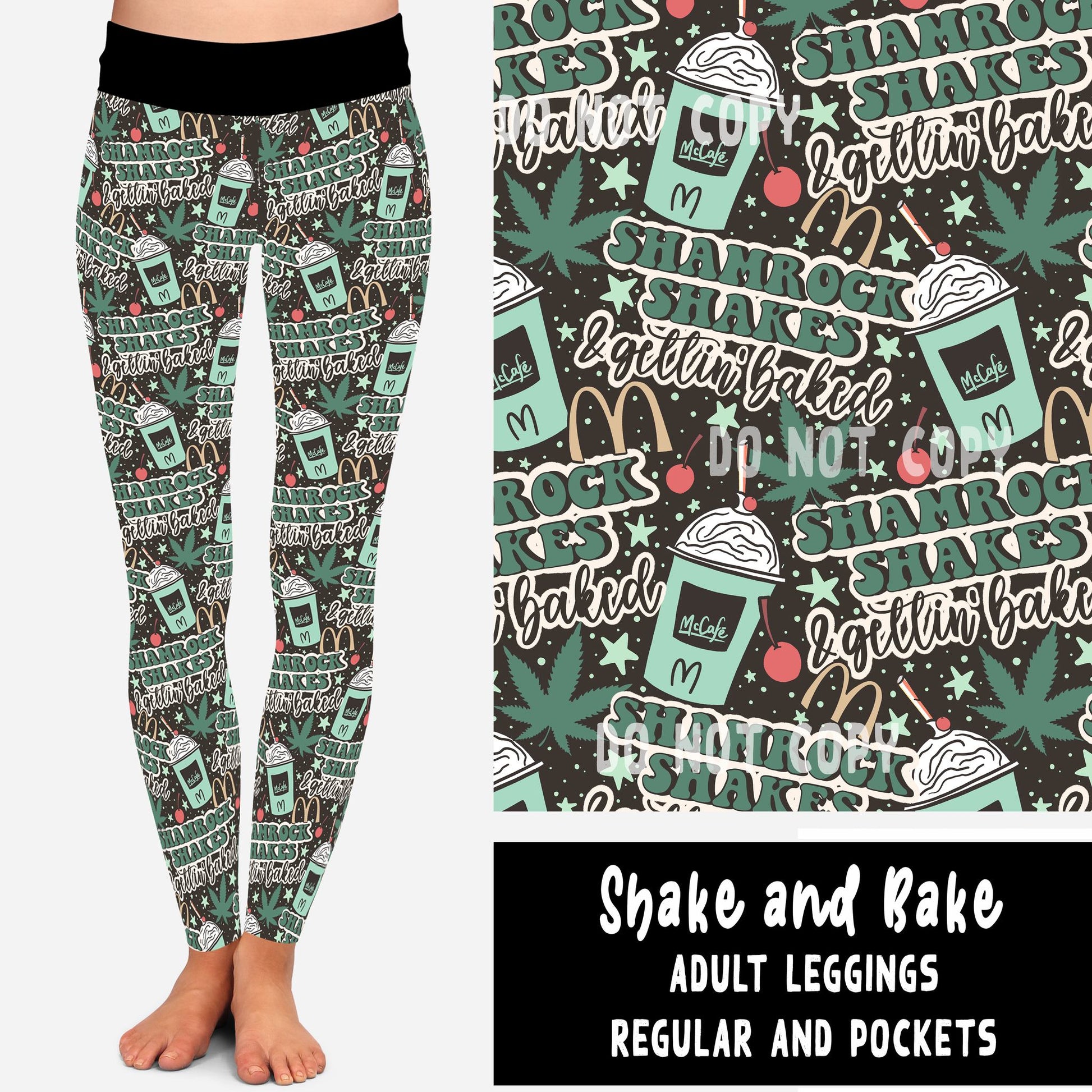 SPRING BASH RUN-SHAKE AND BAKE LEGGINGS/JOGGERS - Like A Duchess