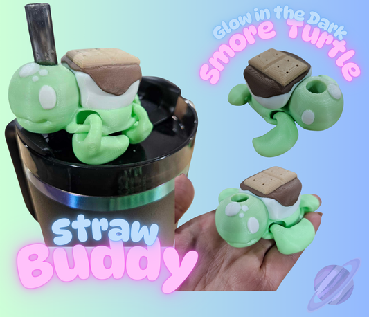 SMORE TURTLE-3D PRINTED STRAW BUDDY - Like A Duchess