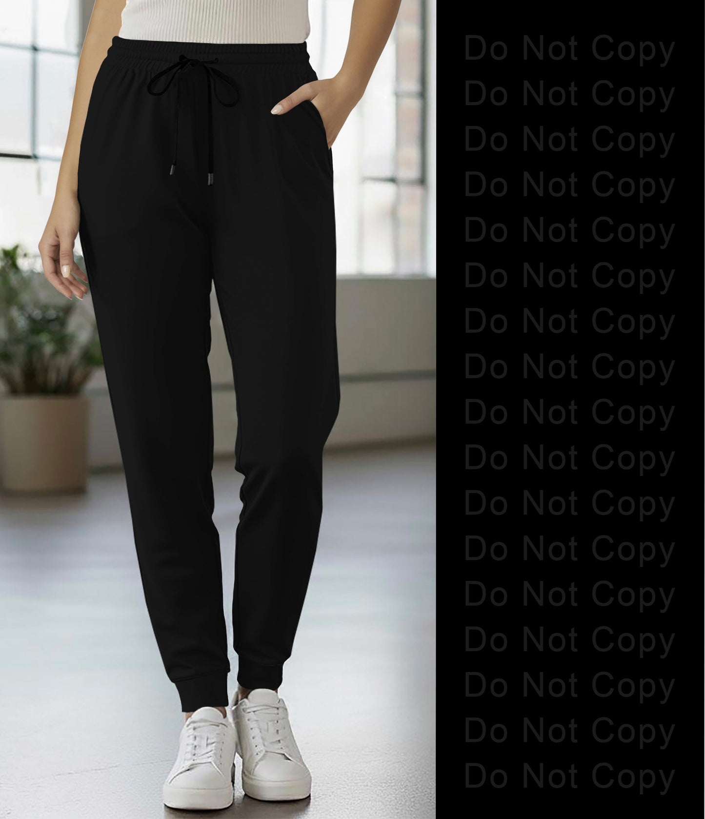RTS - Solid Black Joggers - Like A Duchess