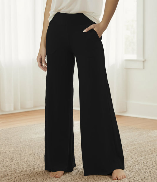 RTS - Solid Black Lounge Pants - Like A Duchess
