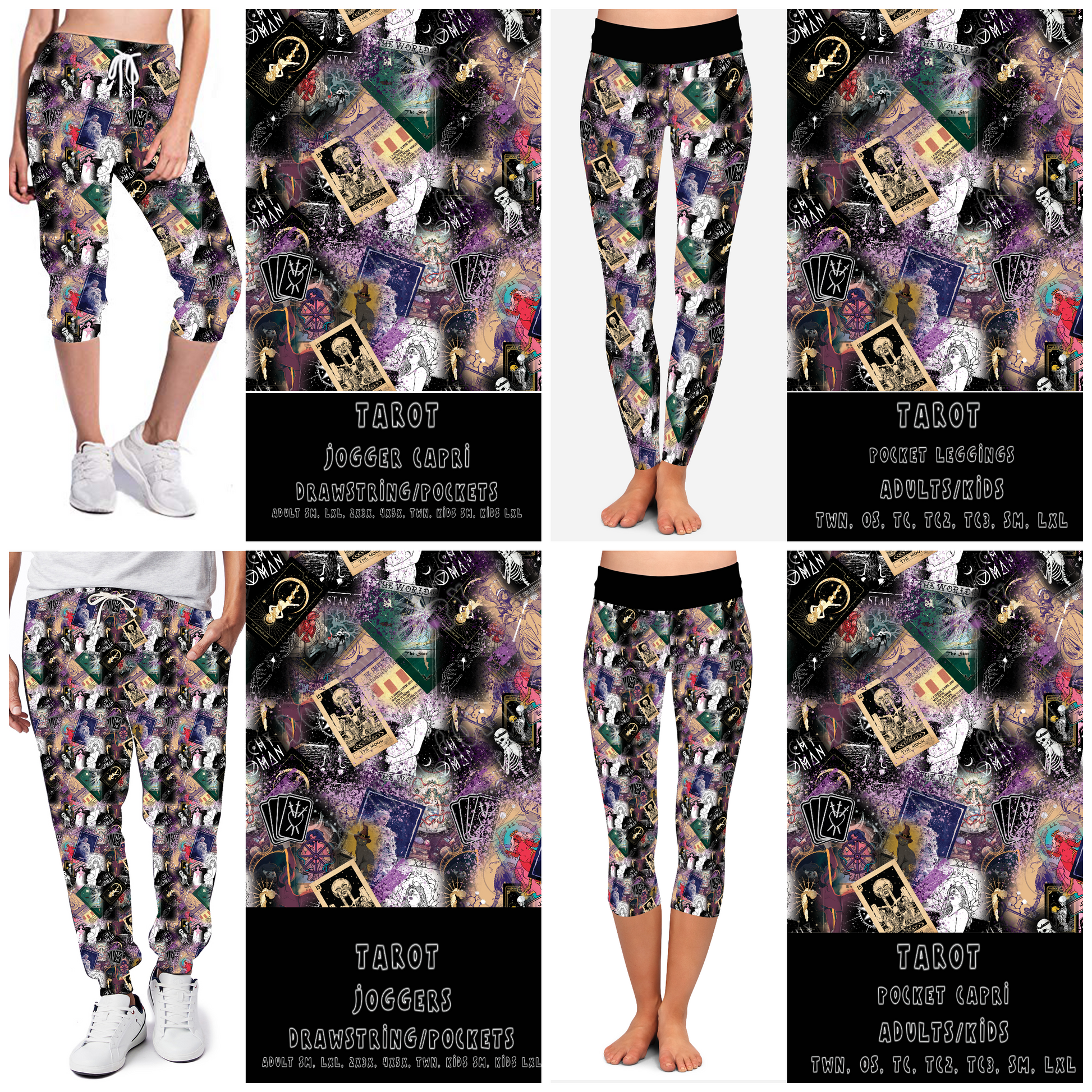 DARK TWISTED RUN-TAROT-LEGGING/JOGGER - Like A Duchess