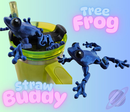 TREE FROG-3D PRINTED STRAW BUDDY - Like A Duchess