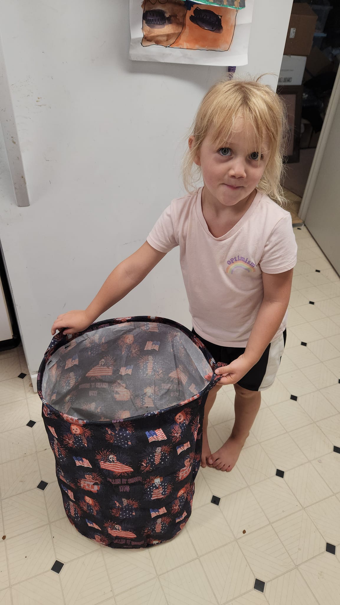 SKELL READER - CANVAS BASKET - Like A Duchess