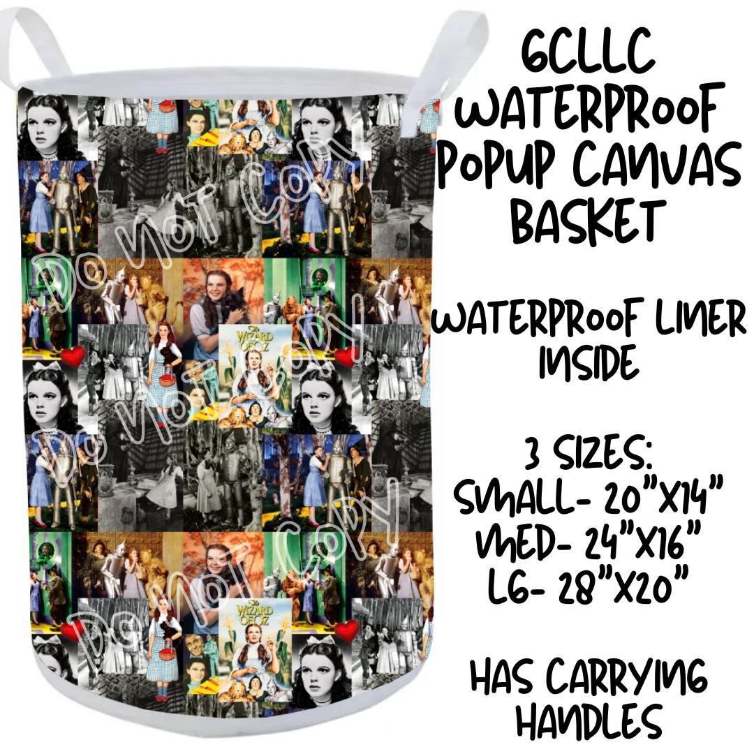 SKELL READER - CANVAS BASKET - Like A Duchess